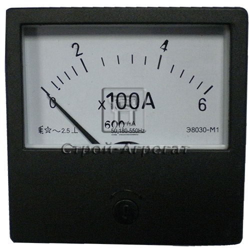 Амперметр Э-8030-М1 600/5А